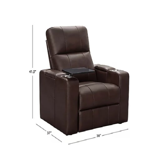 Travis Power Theatre Recliner Tare da Tebur