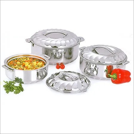 Prima Double Wall Hot Pot Set - Stainless Steel - 3 Pcs. Home Office Garden | HOG-HomeOfficeGarden | online marketplace