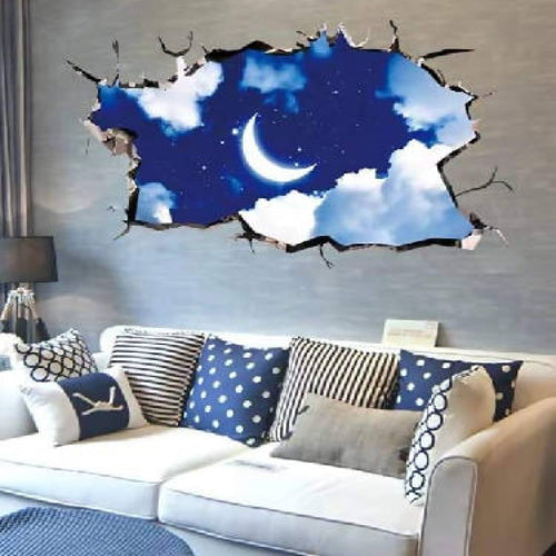 3D Colourful Art Decor Vinyl Wallpaper. @HOG - Home Office Garden Online Marketplace