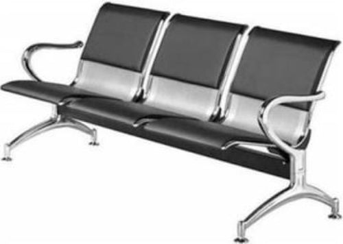 3 Seater Reception Bench-Partly Leather. @HOG - Home Office Garden Online Marketplace