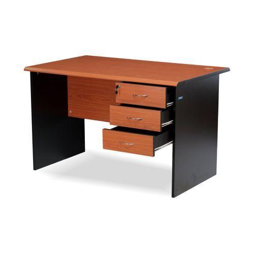 4 feet Office Table with 3 Drawers-Cherry-BLKL Home Office Garden | HOG-HomeOfficeGarden | HOG-Home.Office.Garden