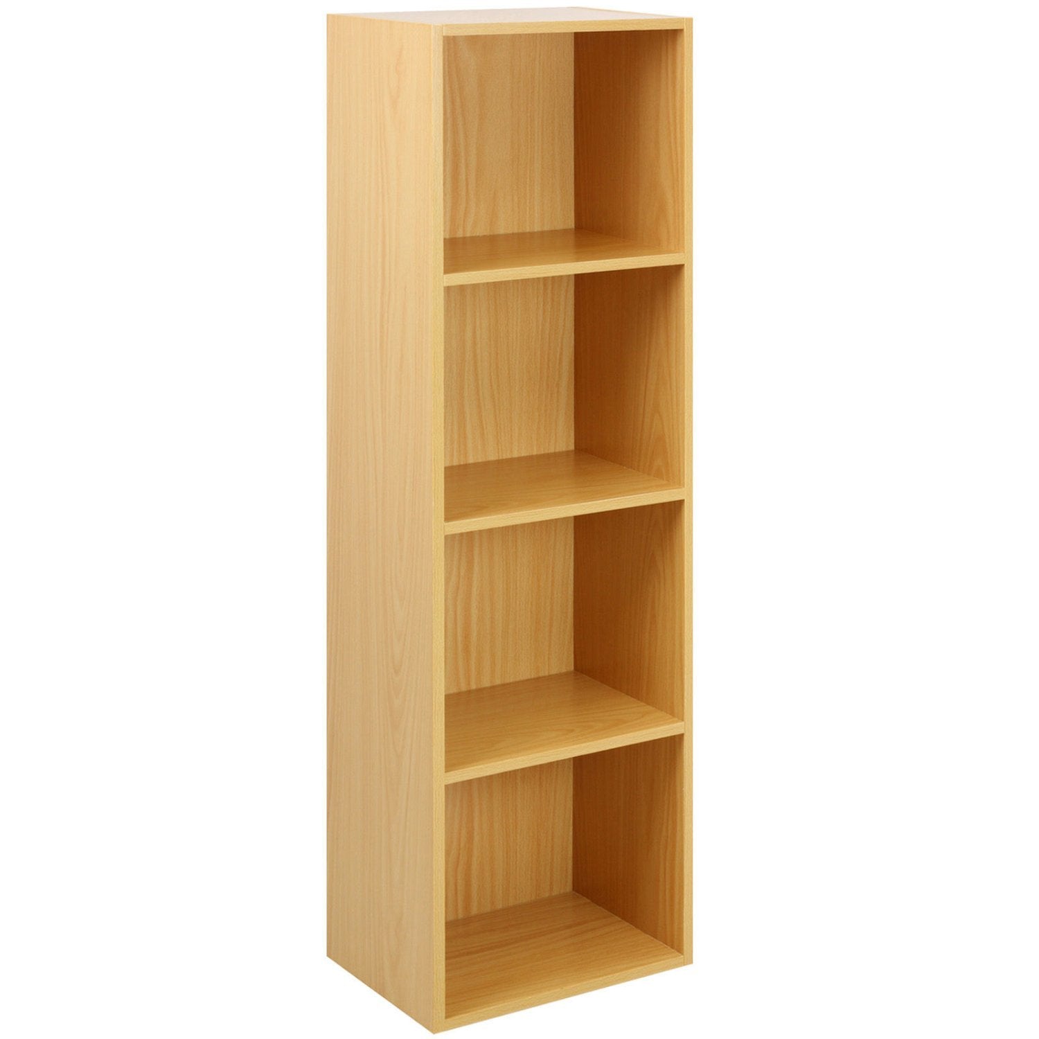 4-tier-wooden-shelf-beech-bookcase-shelving-storage-display-rack-15329530871905 Home Office Garden | HOG-HomeOfficeGarden | HOG-Home.Office.Garden