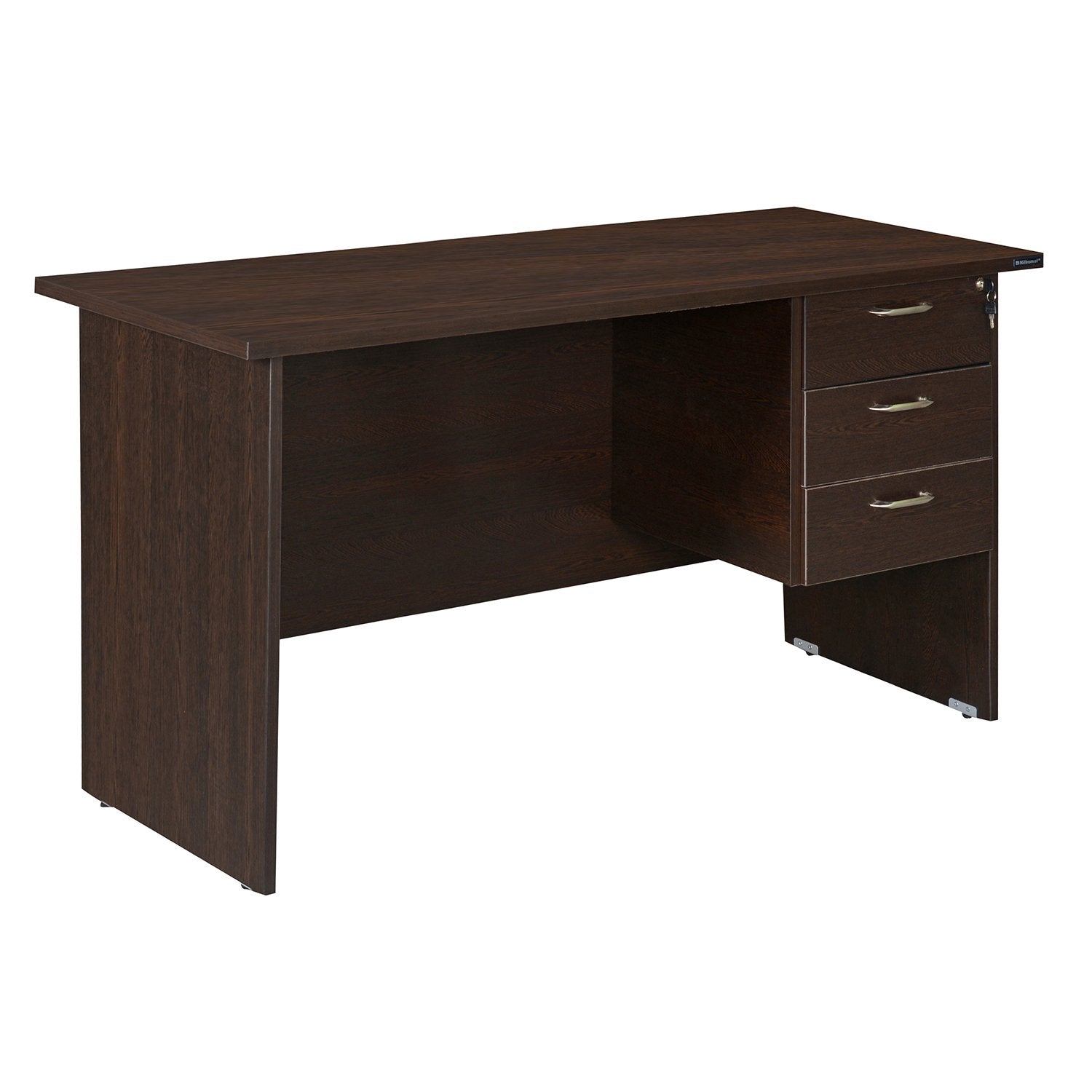 5 feet Office Table with 3 Drawers-Wenge Home Office Garden | HOG-HomeOfficeGarden | HOG-Home.Office.Garden