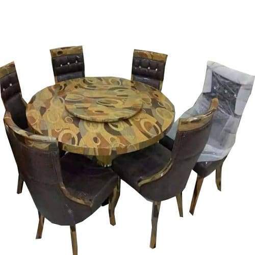 6 Seater Round Dining Table Set Home Office Garden | HOG-HomeOfficeGarden | online marketplace