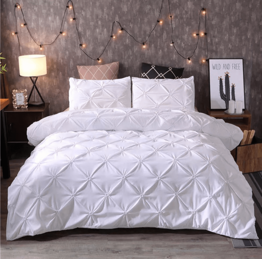 8 100% America cotton bedding set uniquely designed and do not wither or spoil with every wash-WHITE Home Office Garden | HOG-HomeOfficeGarden | online marketplace