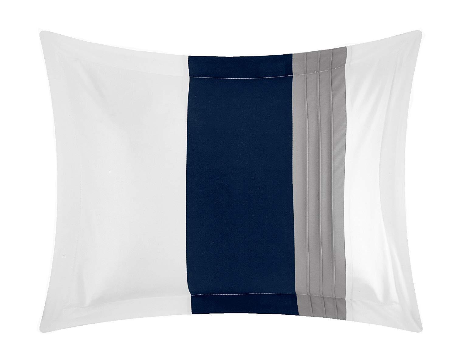 8pc Bedding Set with Duvet covers & 4 pillow cases-Navy Home Office Garden | HOG-HomeOfficeGarden | online marketplace