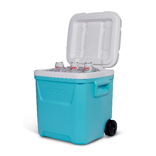 Igloo Laguna Rolling Ice Chest Cooler - 60 Qt. - Aqua