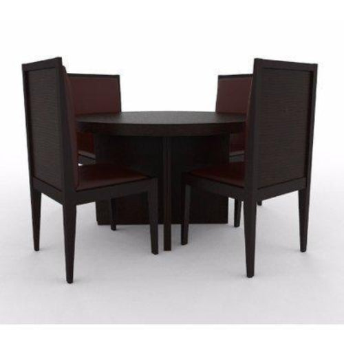 Aden Series 4 Seater Dining Set-Dark Brown. @HOG - Home Office Garden Online Marketplace