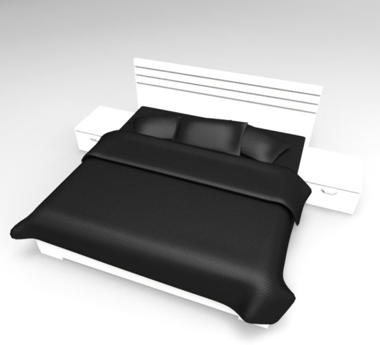 Alicia Series Bedframe (7ft x 7ft). @HOG - Home Office Garden Online Marketplaceline marketplace