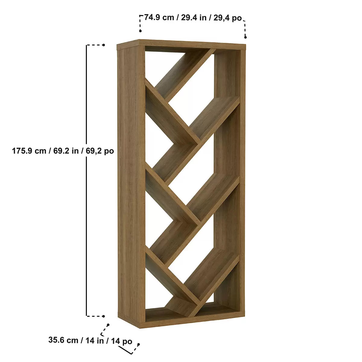 Ander Open Display Bookcase. Order @HOG marketplace.
