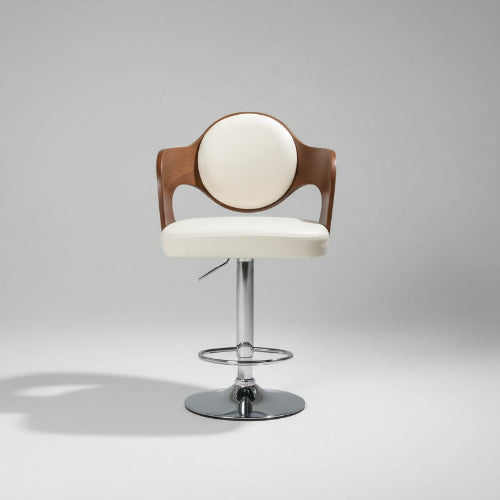 Bar Stools Walnut Wooden @HOG - Home Office Garden Online Marketplace