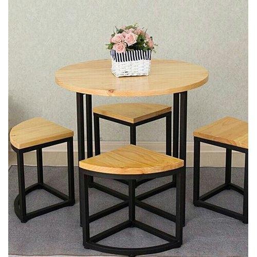 Brown Wooden 4 Seater Dining Table. @HOG - Home Office Garden Online Marketplace