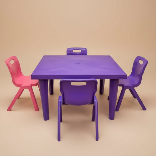 Champion Kiddies Plastic Table +4 Strong S Chairs Set. Home Office Garden | HOG-HomeOfficeGarden | online marketplace