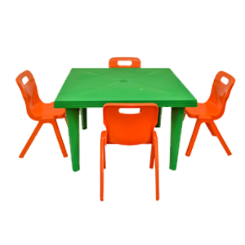 Champion Kiddies Plastic Table +4 Strong S Chairs Set Home Office Garden | HOG-HomeOfficeGarden | online marketplace