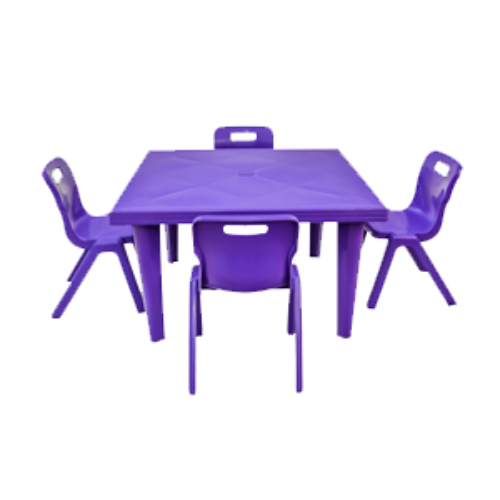 Champion Kiddies Plastic Table +4 Strong S Chairs Set. Home Office Garden | HOG-HomeOfficeGarden | online marketplace