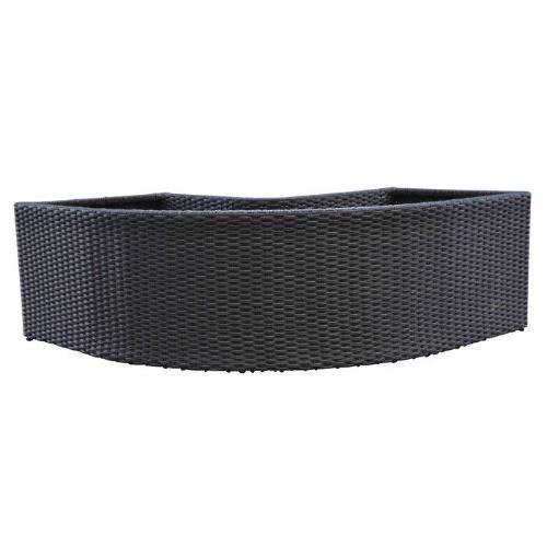 Corner Synthetic Rattan Planter Box. @HOG - Home Office Garden Online Marketplace