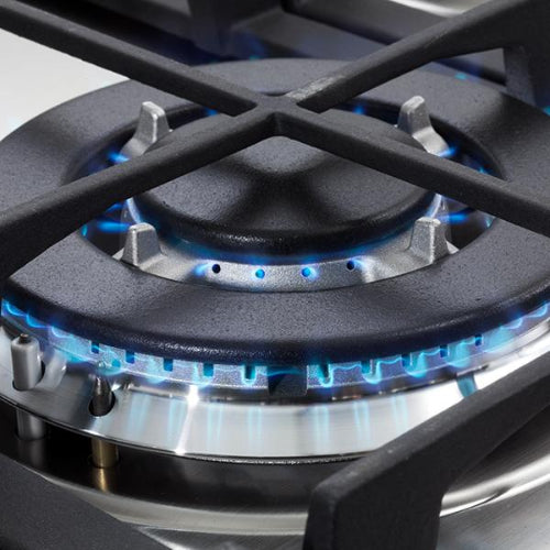 Elba Stainless Steel Half Electric Half Gas Hob 90cm. @HOG - Home Office Garden Online Marketplace
