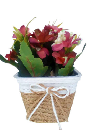 Artificial Flower Rattan Vine Pot Bonsai Home, Office, Garden online marketplace