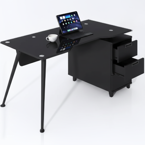 Glass Office Table - 1.2 Meters @HOG - Home Office Garden Online Marketplace