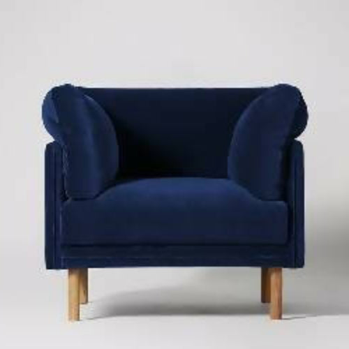 Jess Armchair - Indigo in Deep Velvet @HOG - Home Office Garden Online Marketplace