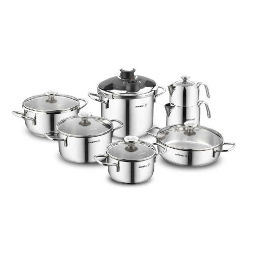 Korkmaz Alia 14 Piece Steel Dowery Set. @HOG - Home Office Garden Online Marketplace