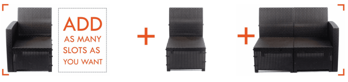 LUGANO Single Lounge Chair @HOG - Home Office Garden Online Marketplace 