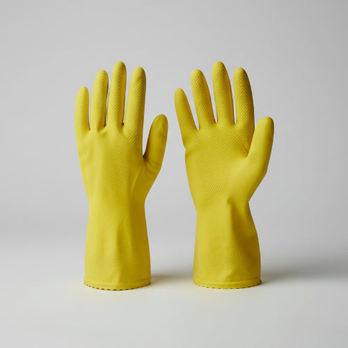Latex Household Rubber Hand Gloves - SMALL. @HOG - Home Office Garden Online Marketplace