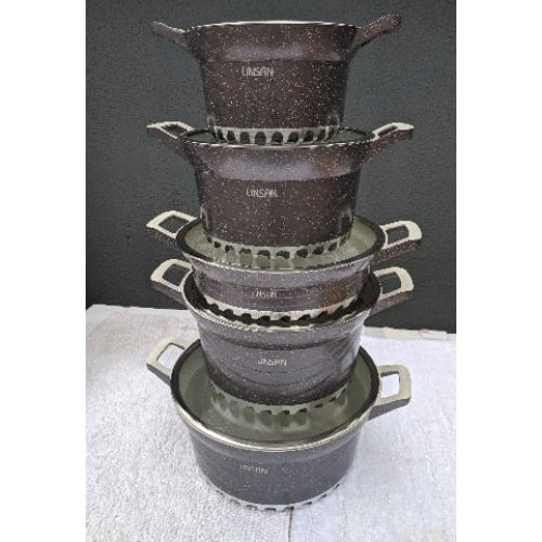 Linsan Die Cast Cookware Set-10 Pieces @HOG - Home Office Garden Online Marketplace