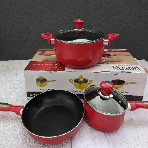 Linsan Non-stick Cookware Set - 5 Pieces @HOG - Home Office Garden Online Marketplace