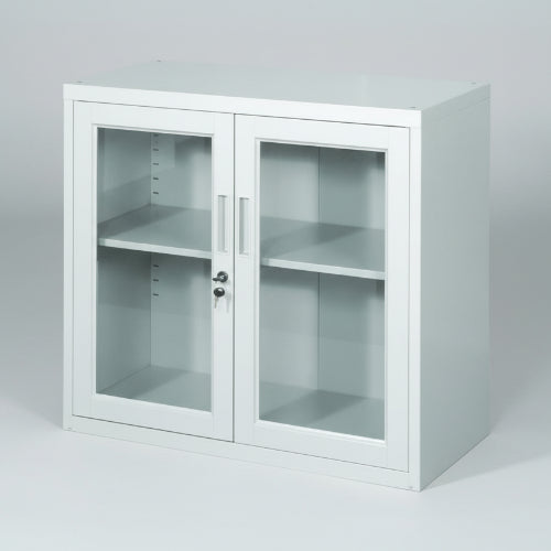 Low Height Glass Door Metal Cabinet @HOG - Home Office Garden Online Marketplace