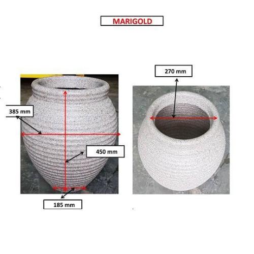 Marigold Plastic Flower Pot (Per Unit). @HOG - Home Office Garden Online Marketplace