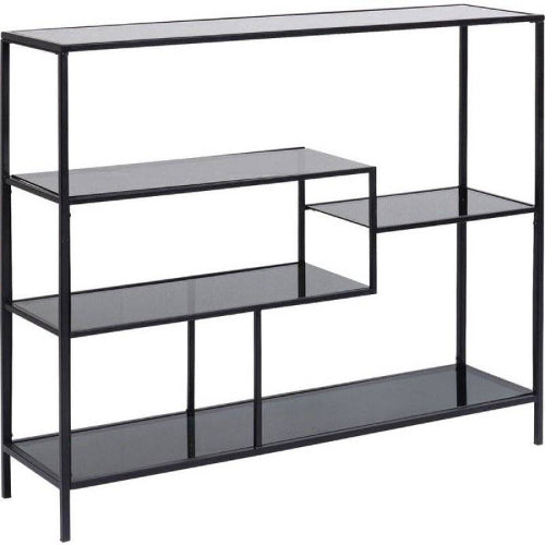 Metal Console Table with Glass. @HOG - Home Office Garden Online Marketplace