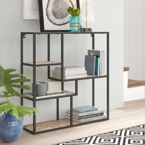 Metal Frame with Wooden Shelves Home Office Garden | HOG-HomeOfficeGarden | online marketplace
