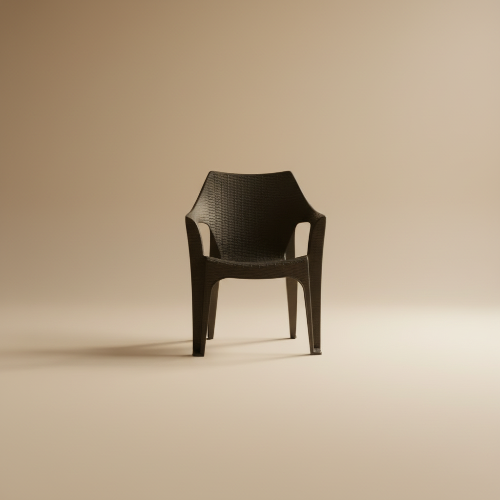 Mimi Plastic Chair (Black). @HOG - Home Office Garden Online Marketplace