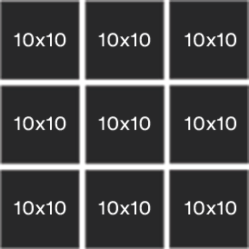 Nine Square Wall Clusters Picture Frames. @HOG - Home. Office. Garden online marketplace