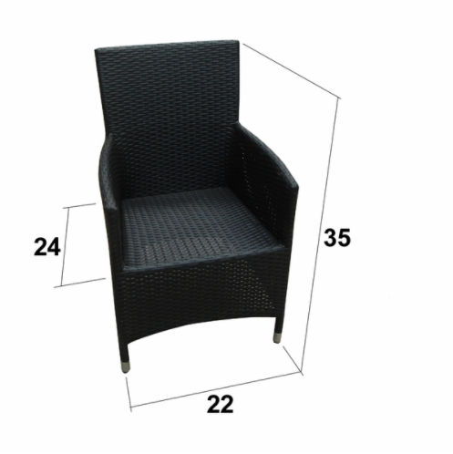 Outdoor Patio Wicker/Rattan Furniture Dining Set with 6 Chairs - Hexagon/Round Dining Table. @HOG - Home Office Garden Online Marketplace