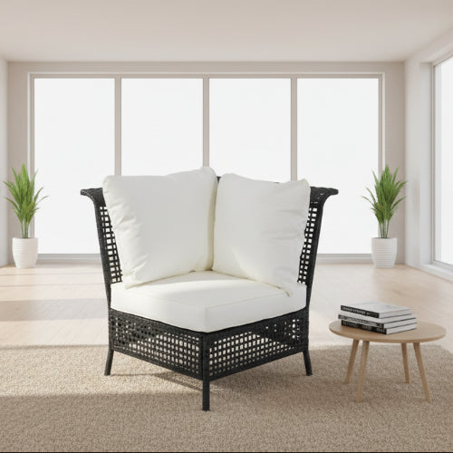 Outsunny Rattan Single Corner Sofa. @HOG - Home Office Garden Online Marketplace