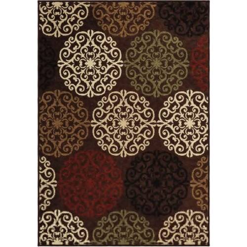 Orian Promise Harbridge Brown Area Rug - 8ft 9in x 12ft