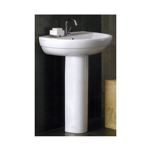 POZZI-GINORI Selnova 3 Washbasin 50cm + Full Pedestal Home Office Garden | HOG-Home Office Garden | HOG-Home Office Garden