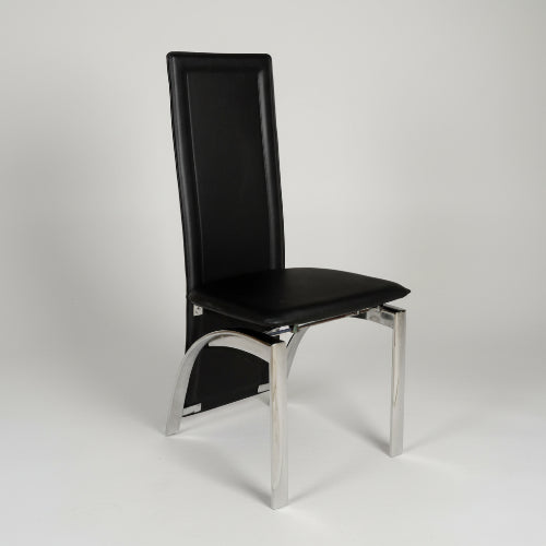 PU Leather Dining Chair - Black - M002 @HOG - Home Office Garden Online Marketplace