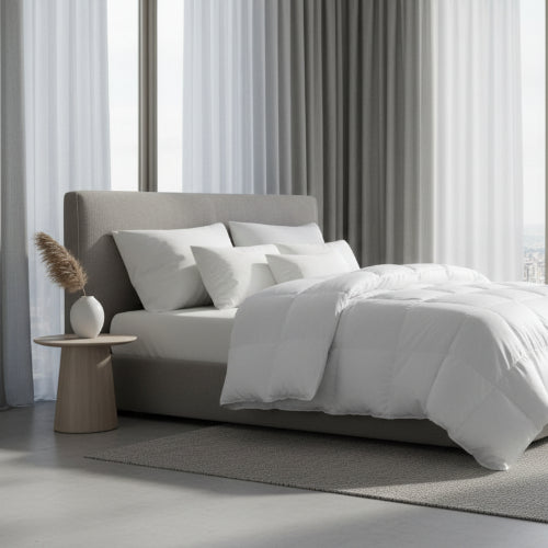 Plain Duvet/Quilt Set 8pcs-White @HOG - Home Office Garden Online Marketplace