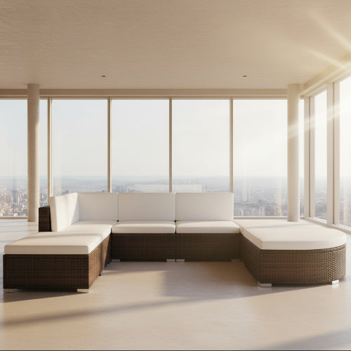 Rattan Garden Sofa Set Corner. @HOG - Home Office Garden Online Marketplace