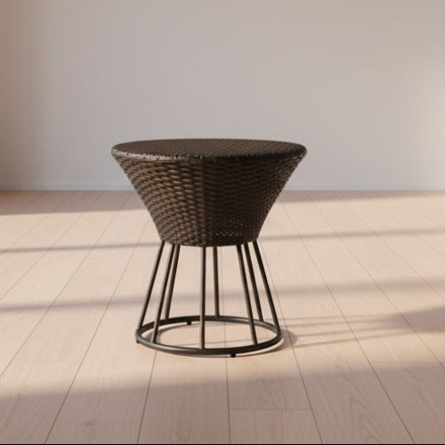 Rattan Hour glass Side Table. @HOG - Home Office Garden Online Marketplace