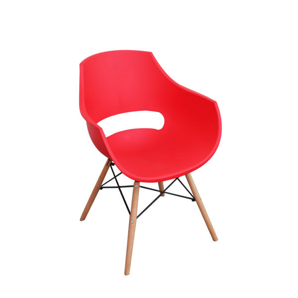 Rock Modern Dining Chair with Wooden Legs | HOG - Home. Office. Garden online marketplace