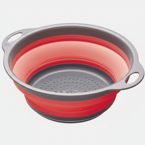 Round Silicone Colander Red @HOG - Home Office Garden Online Marketplace