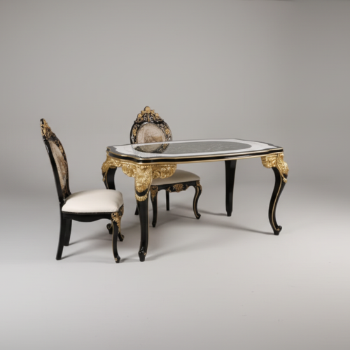 Royal 6 Seater Glass Dining Set @HOG - Home Office Garden Online Marketplace