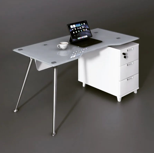 Glass Office Table -1.2 Meters | HOG - Home. Office. Garden online marketplace