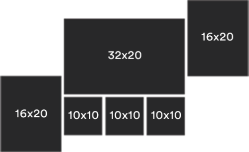 Stair Climber Clusters Picture Frames. @HOG - Home. Office. Garden online marketplace