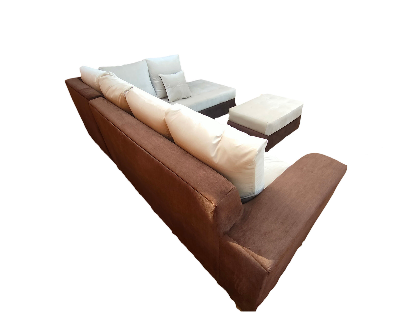 Standard Designer L Shape Fabric Sofa Set. @HOG - Home Office Garden Online Marketplace