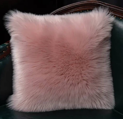 Unique Fur Throw Pillow 20 x 20. @HOG - Home Office Garden Online Marketplace